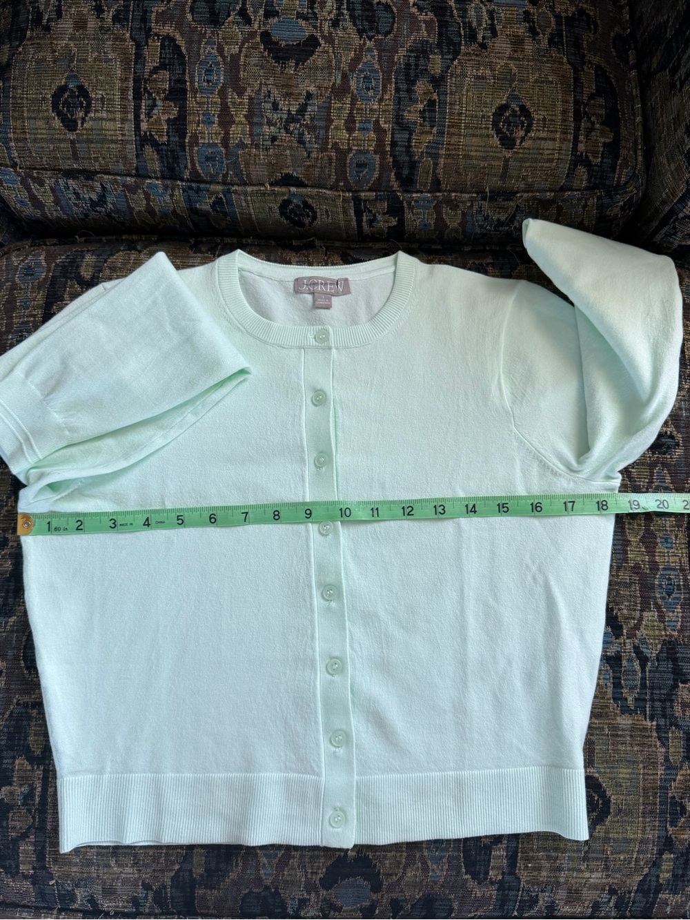 J.Crew Jackie Cardigan Sweater | Mint Green | NWOT - Picture 3 of 8